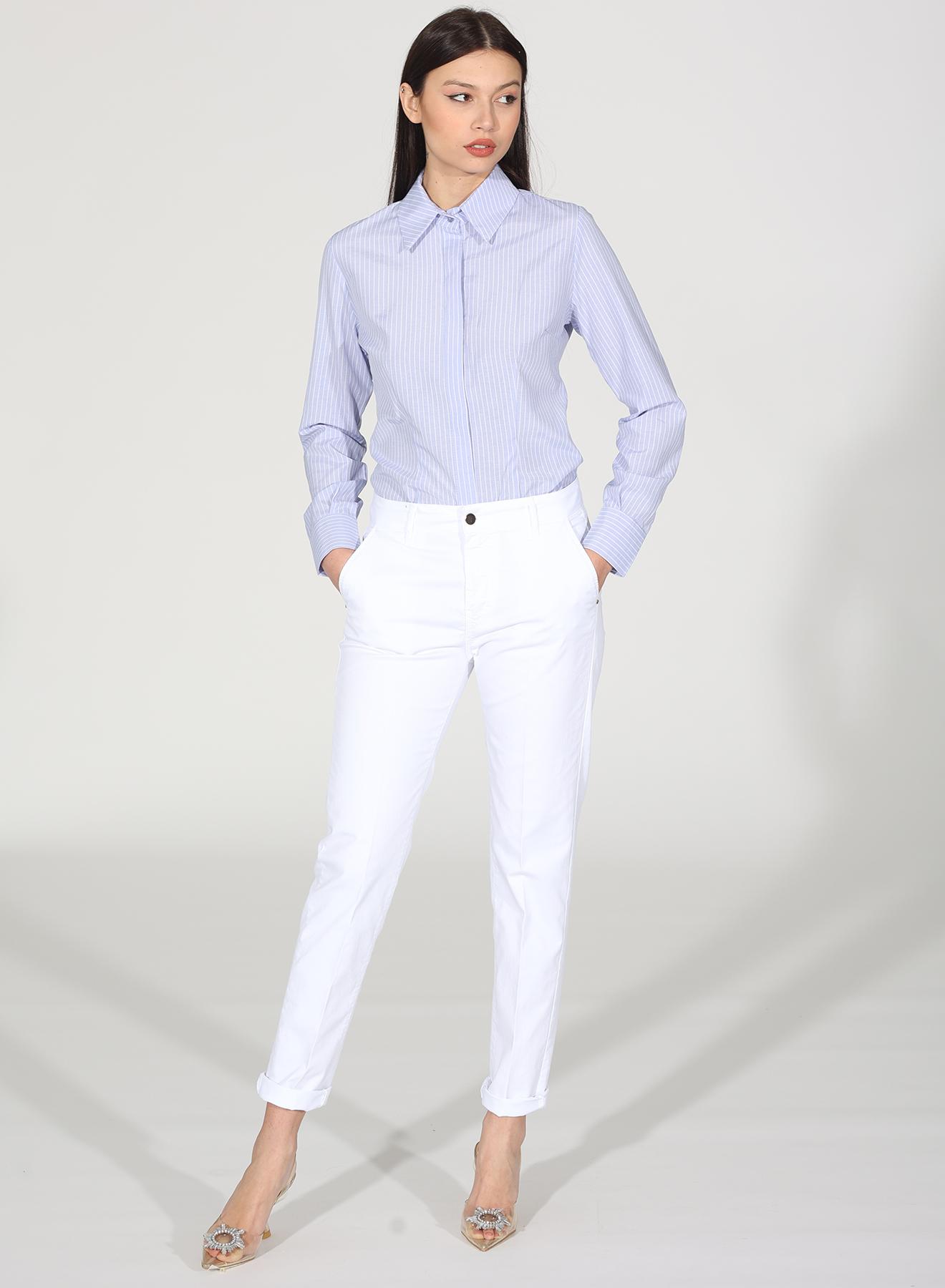 Light Blue-White Shirt with stripes R.R. - 4