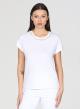 White T-shirt with rhinestones and pearls R.R. - 2