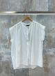 White sleeveless cotton Shirt Valentina Milano - 0