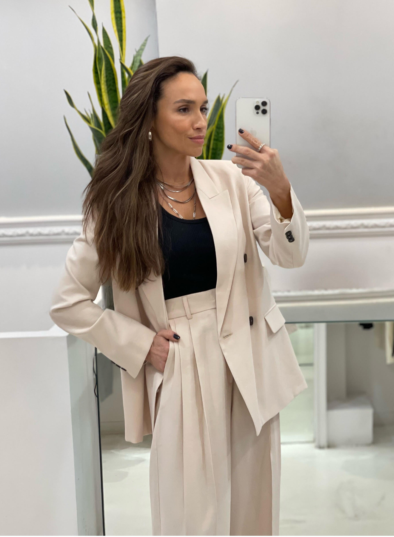 Pleated wide leg Pants - 2