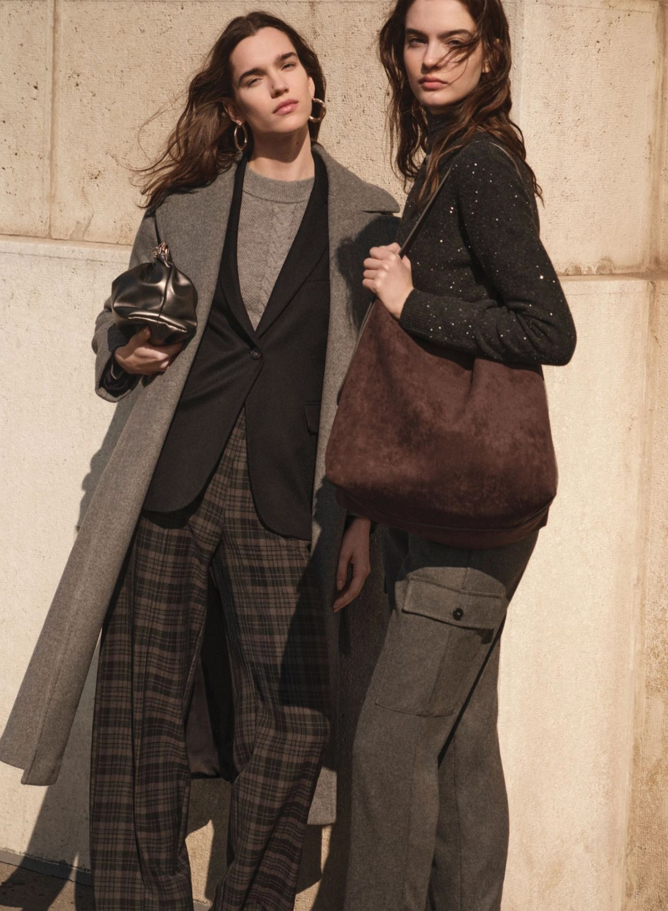 Dark Brown shoulder Bag Emme Marella - 5