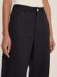 Black five pocket, barrel fit Trousers Emme Marella - 3