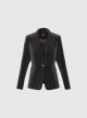Dark Grey one buttoned corduroy Jacket Emme Marella - 4