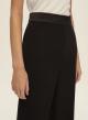 Black Trousers with satin details Emme Marella - 3