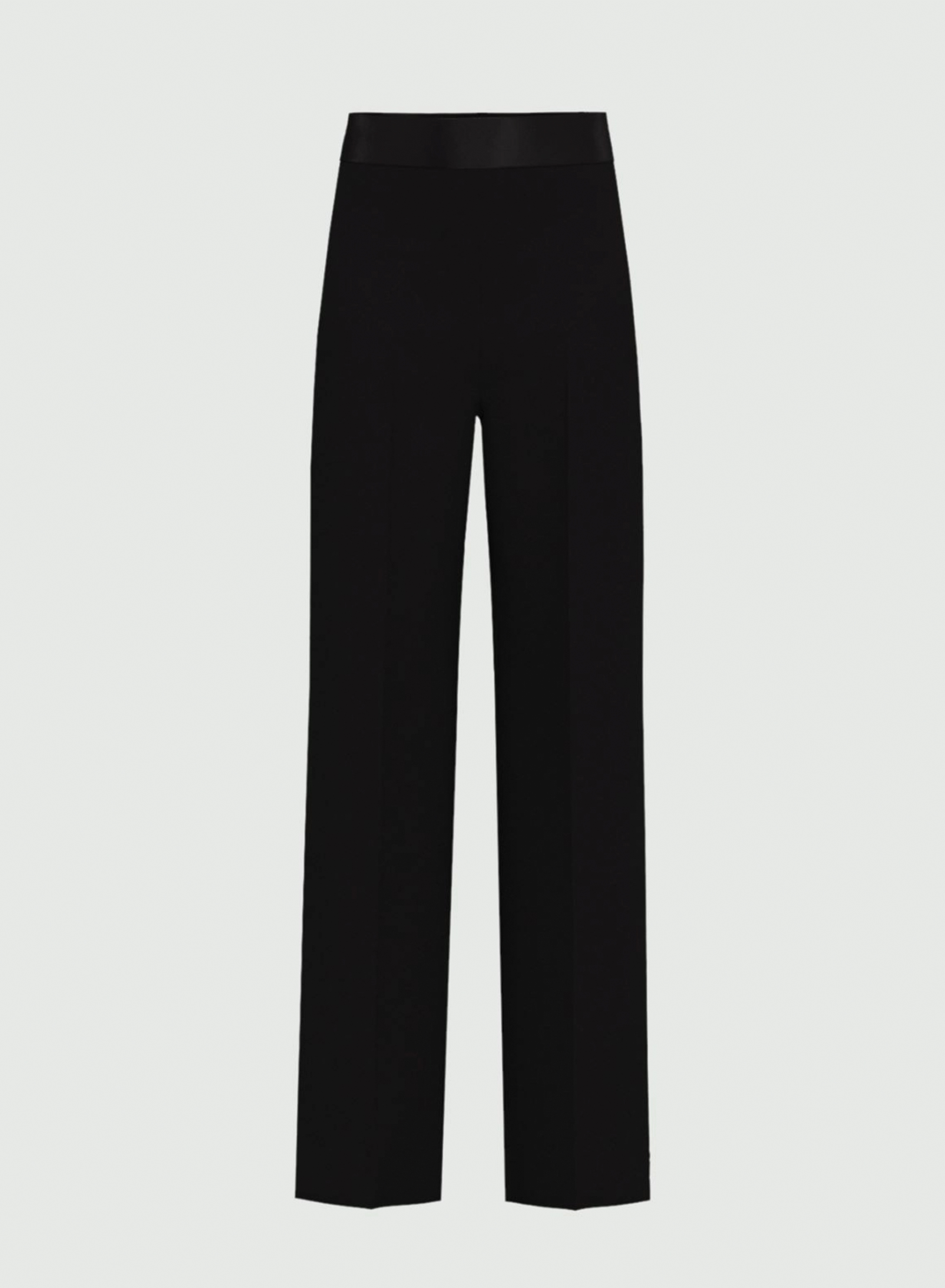 Black Trousers with satin details Emme Marella - 4