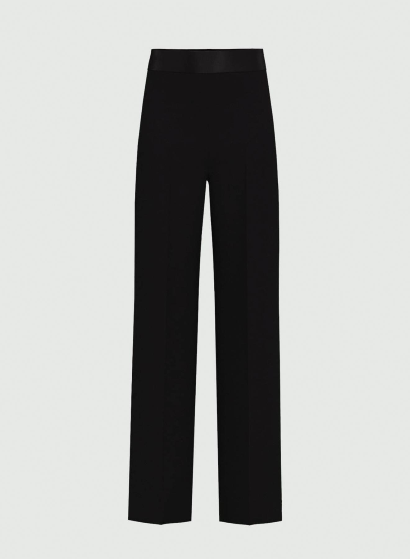 Black Trousers with satin details Emme Marella - 5