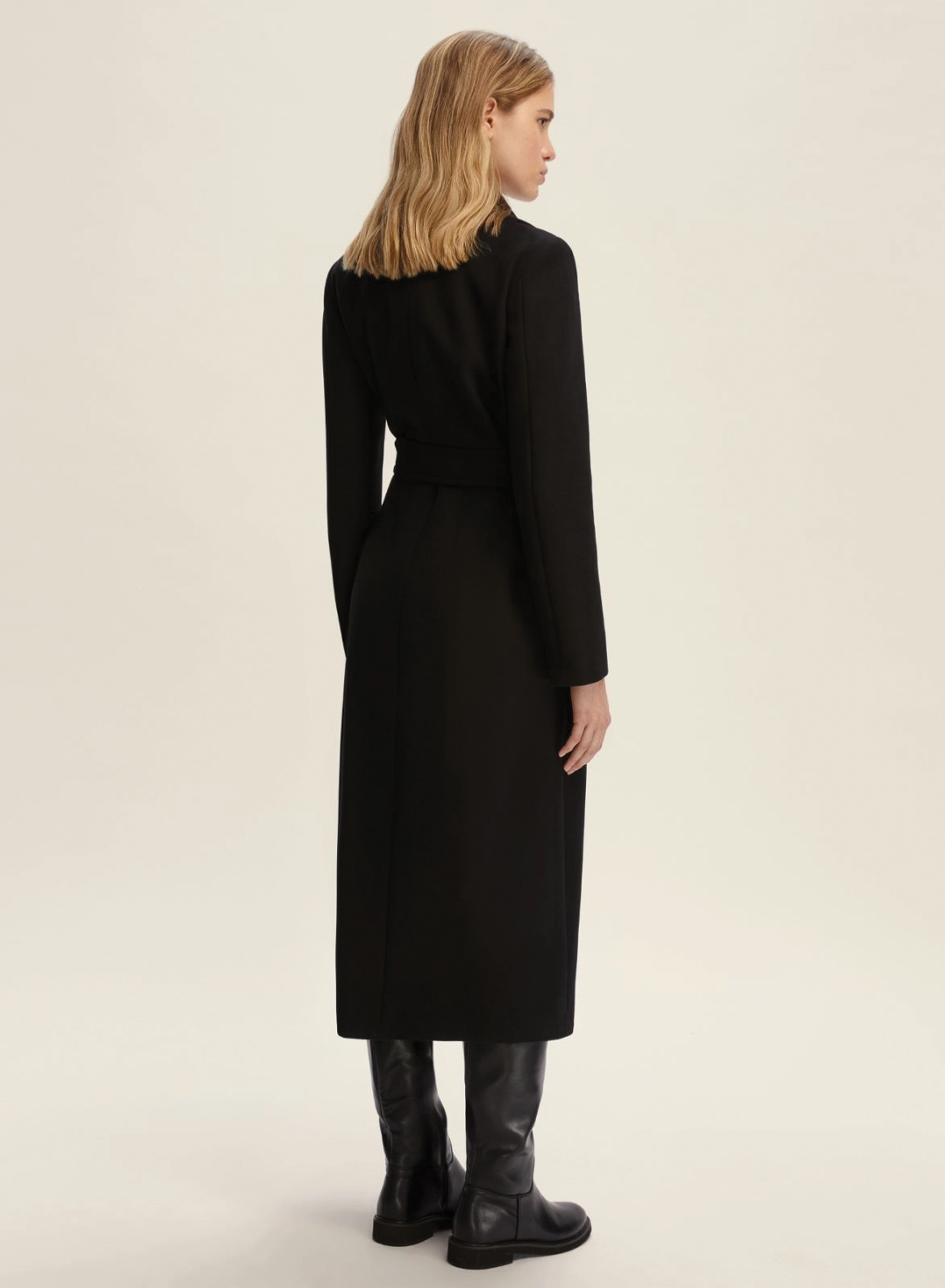 Black belted Coat Emme Marella - 1