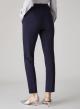 Navy Blue drawstring Trousers Emme Marella - 2