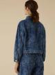 Blue Boxy-fit patterned cotton Denim Jacket Emme Marella - 2
