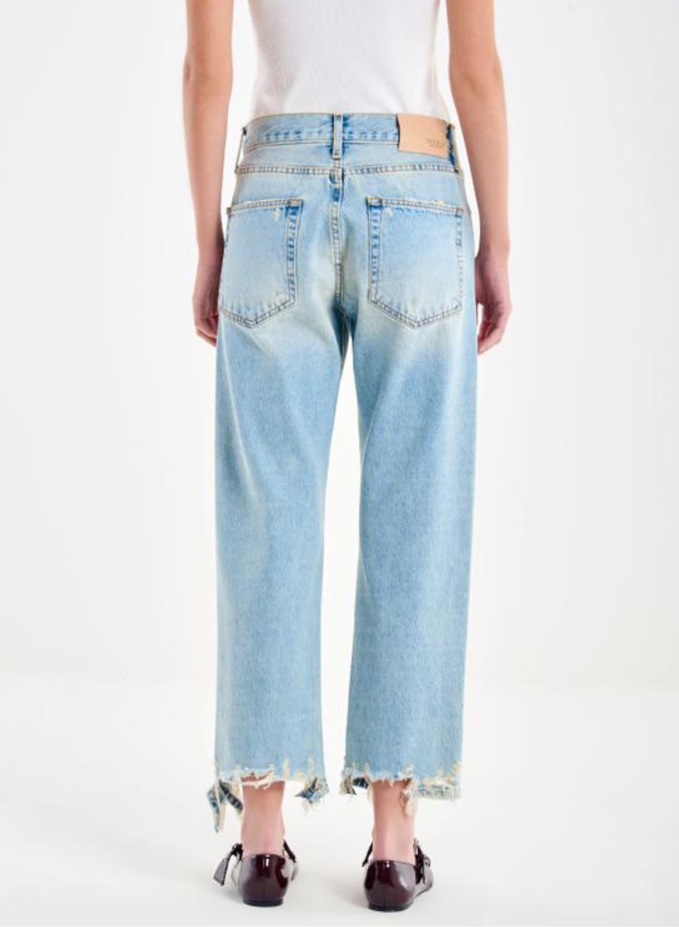 Light Blue vintage straight fit Jeans Zeke Vicolo - 2