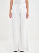 Λευκό wide legs Madison Παντελόνι Jeans Vicolo - 1
