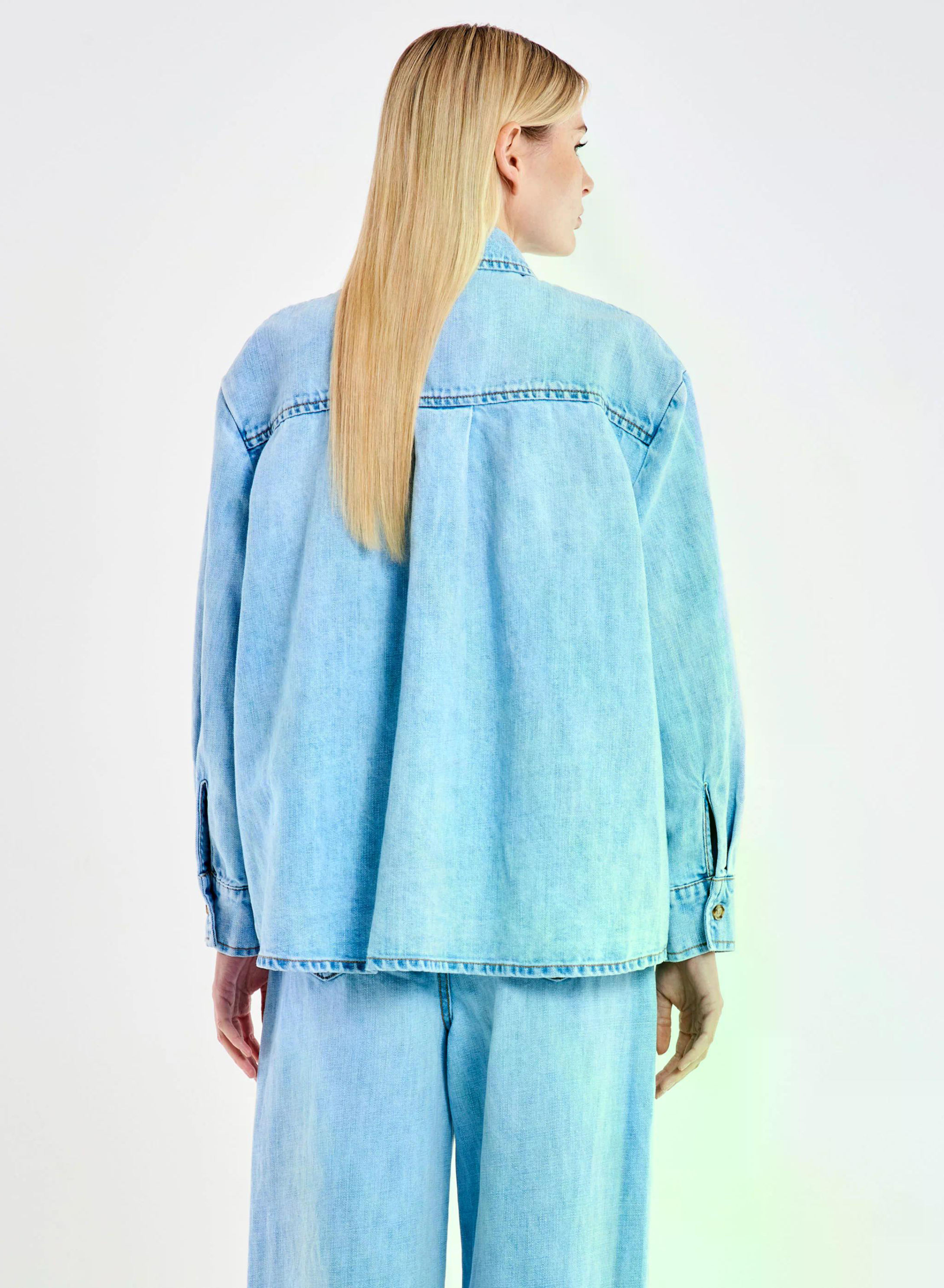 Light Blue denim Shirt Vicolo - 2