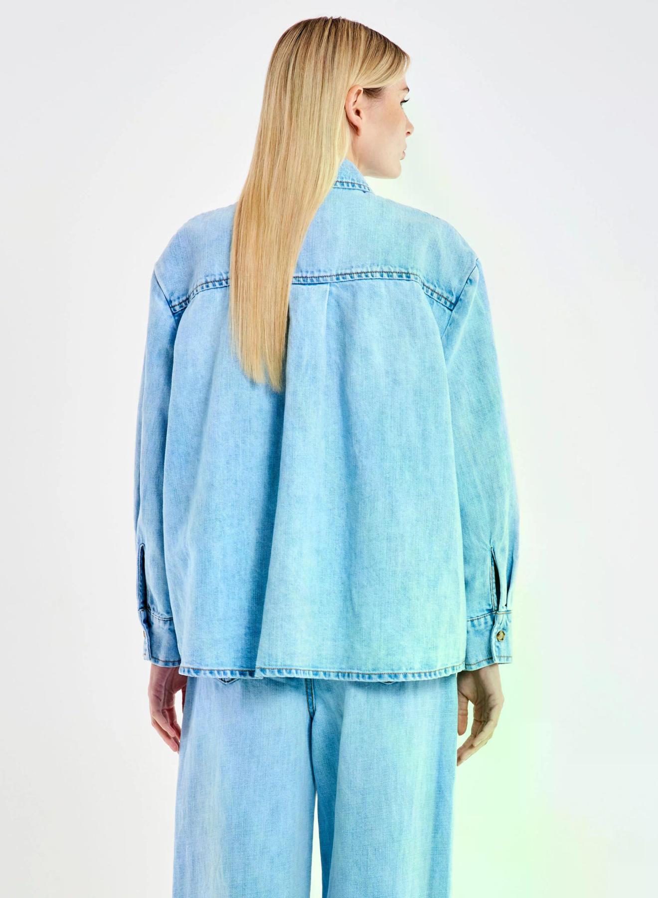 Light Blue denim Shirt Vicolo - 3