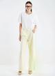 Yellow Pale wide leg Jeans Icon Mia Vicolo - 0