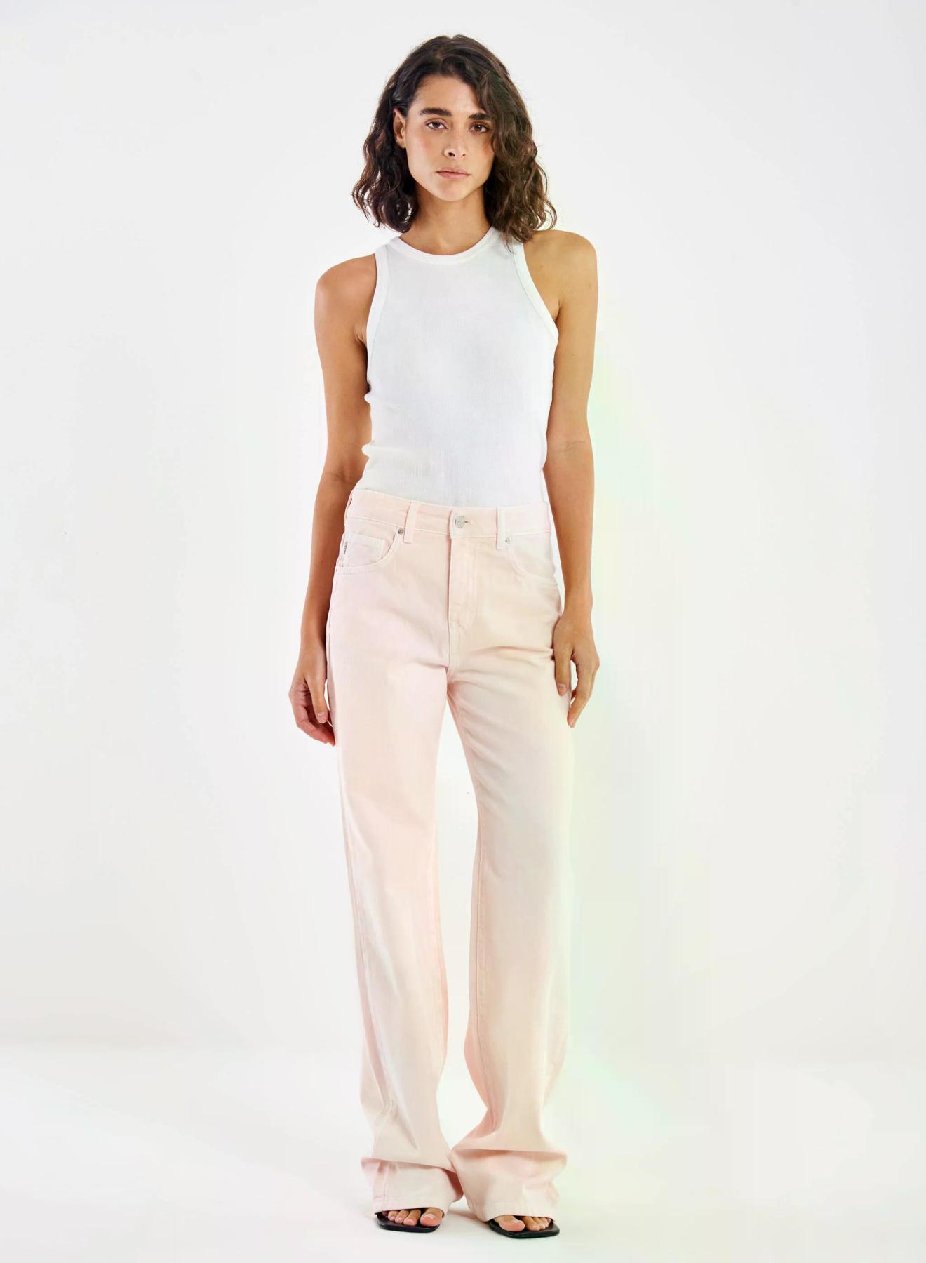 Pink Pale Jeans Dalia Vicolo - 1