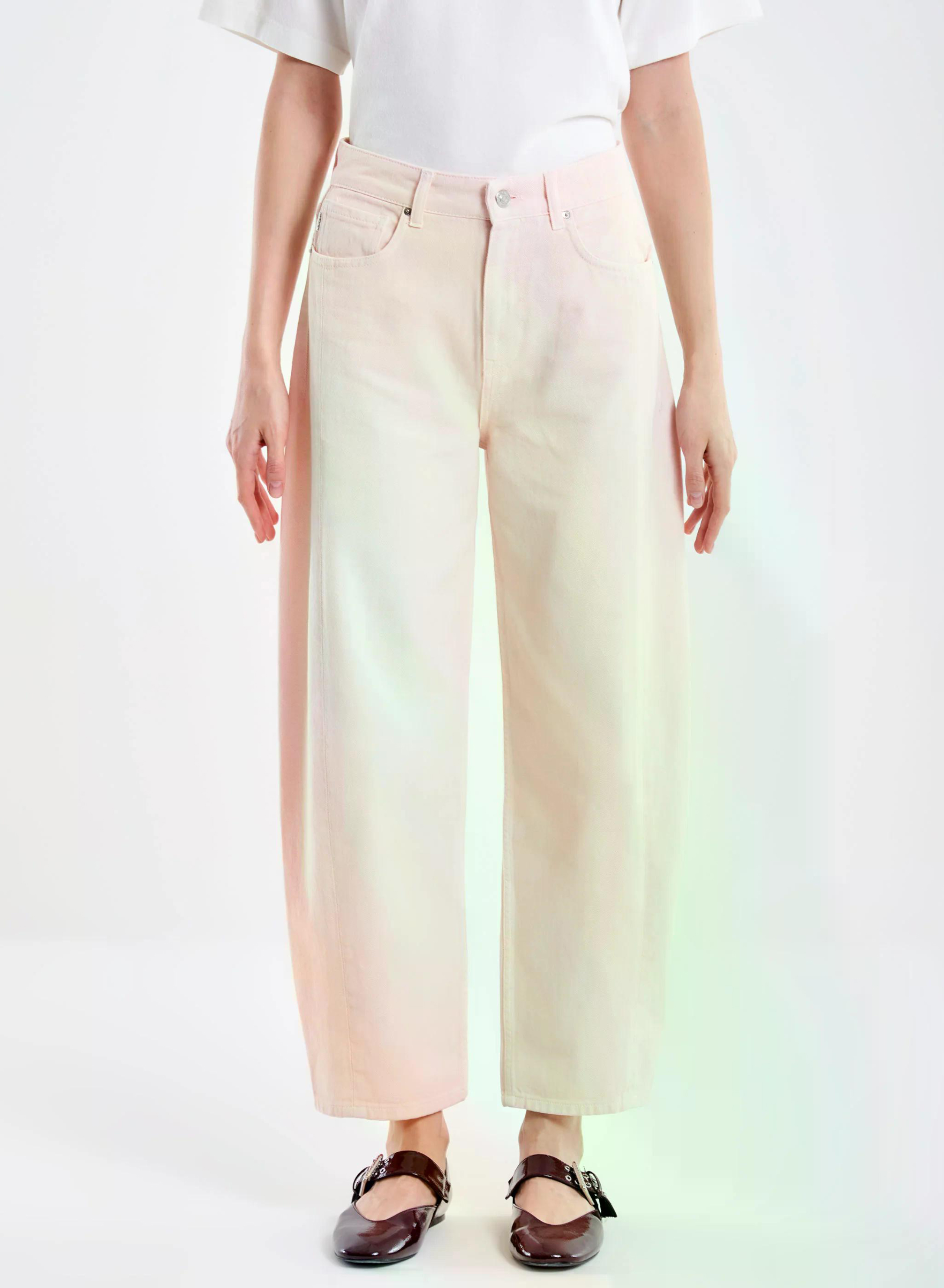 Pink Pale barrel Jeans Chiara Vicolo - 1