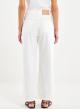 Λευκό Παντελόνι Jeans Kate σε ίσια γραμμή Vicolo - 2