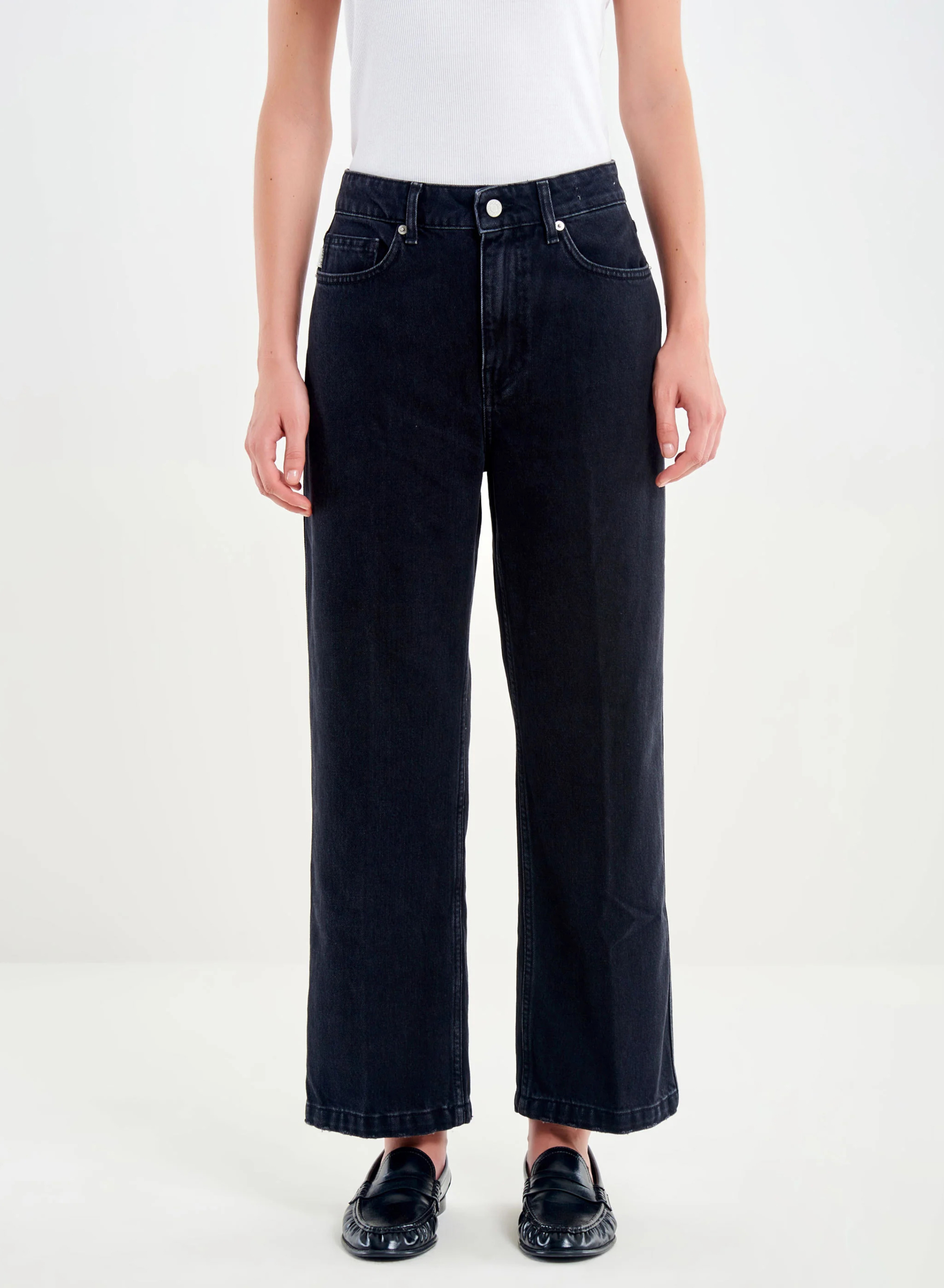 Μαύρο Παντελόνι Jeans icon Kate σε ίσια γραμμή Vicolo - 2