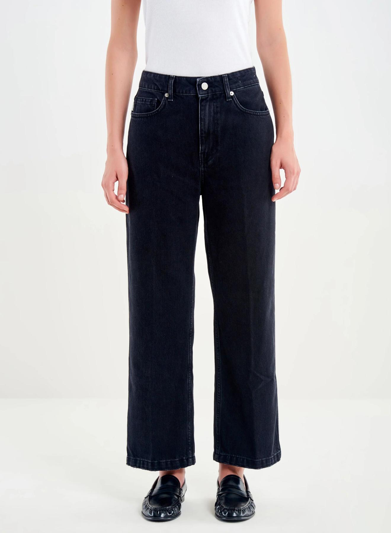 Μαύρο Παντελόνι Jeans icon Kate σε ίσια γραμμή Vicolo - 3