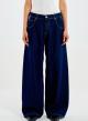 Dark Blue wide leg Jeans Mia Vicolo - 1