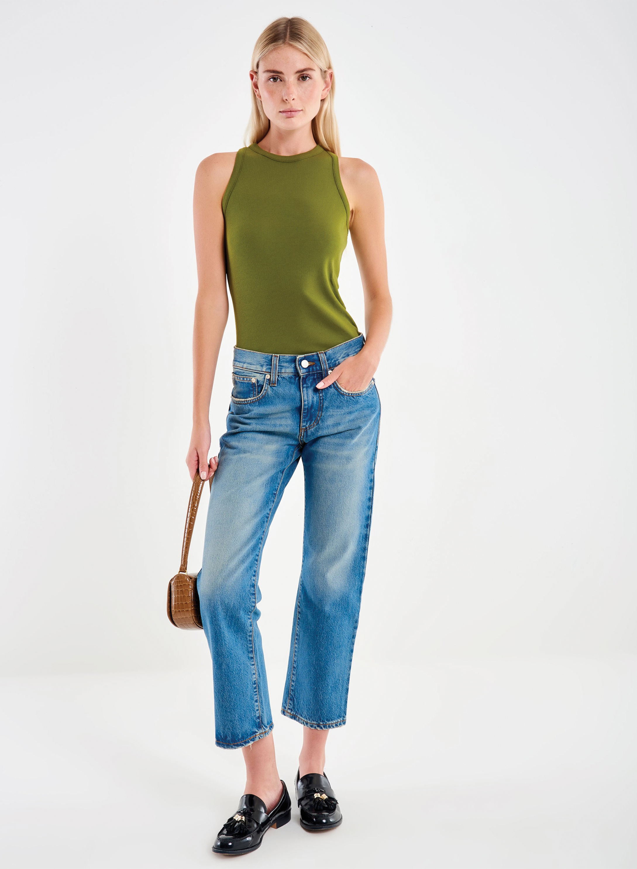 Μπλε Παντελόνι τζιν Zeke σε ίσια γραμμή Vicolo - 0