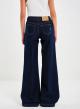 Navy Blue Παντελόνι Τζιν Elena με καμπάνα Vicolo - 2