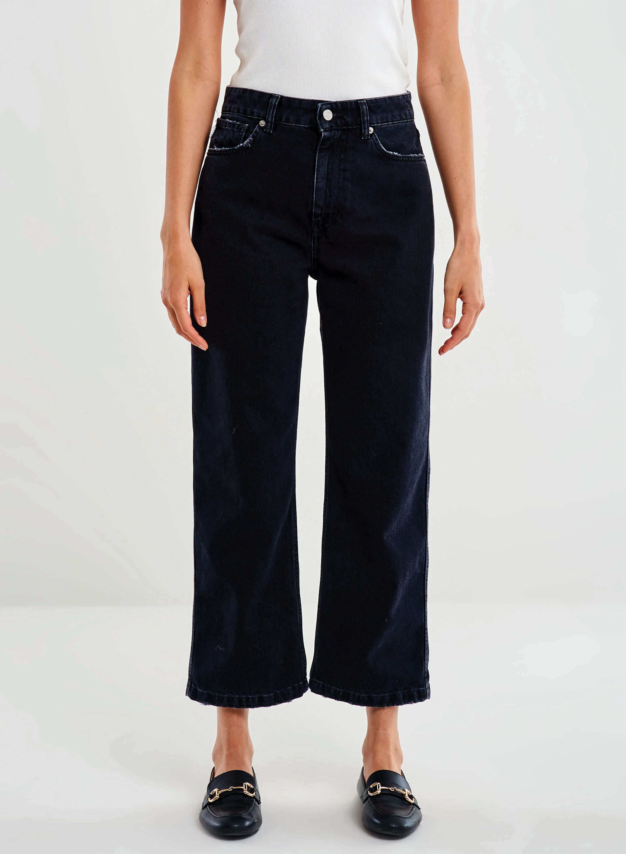 Μαύρο Παντελόνι τζιν Kate σε ίσια γραμμή Vicolo - 1