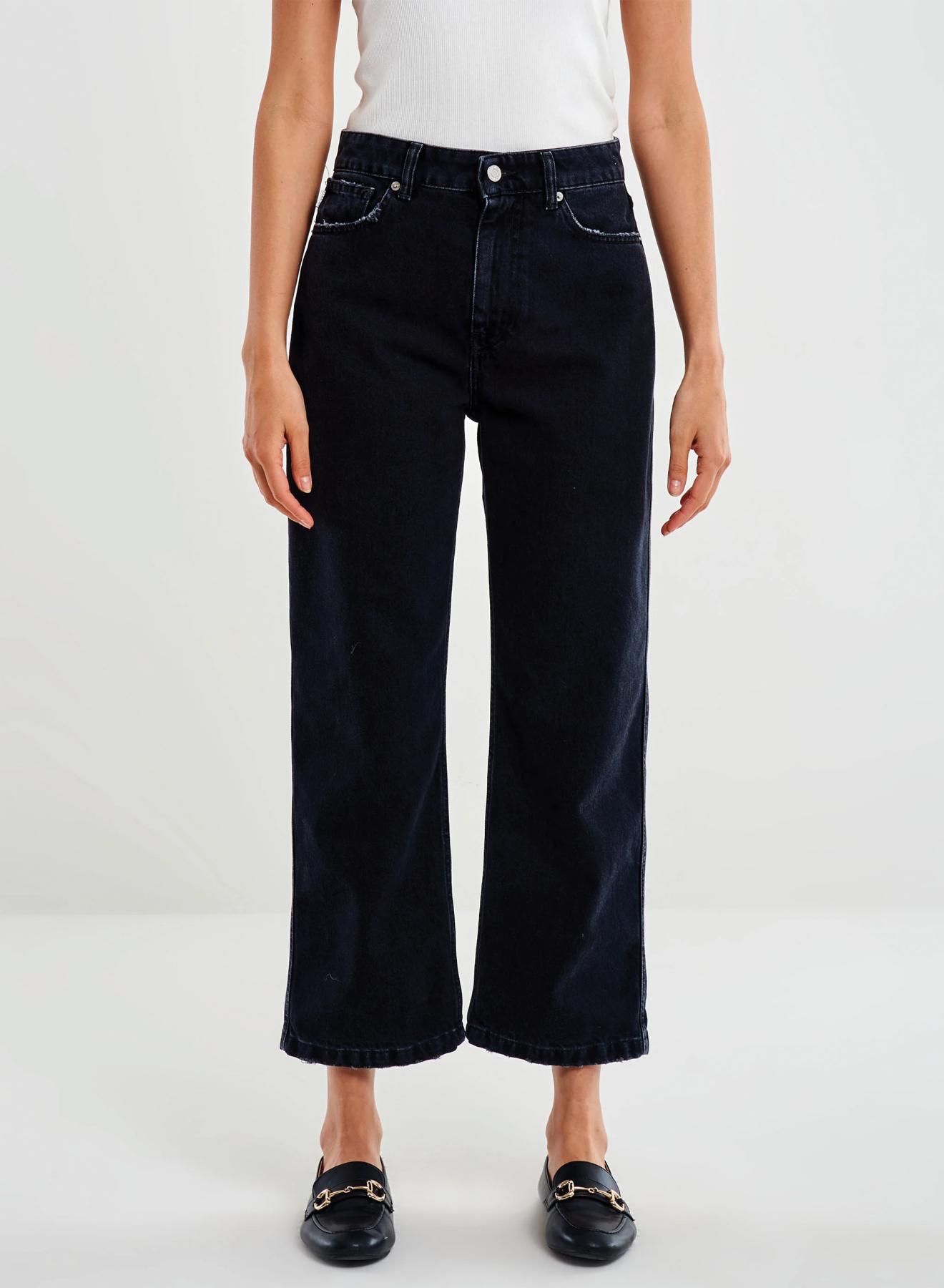 Μαύρο Παντελόνι τζιν Kate σε ίσια γραμμή Vicolo - 2