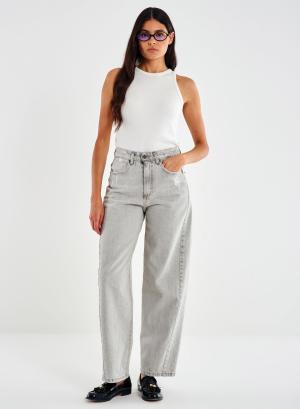 Light Grey relaxed fit Jeans Phoebe Vicolo - 48776