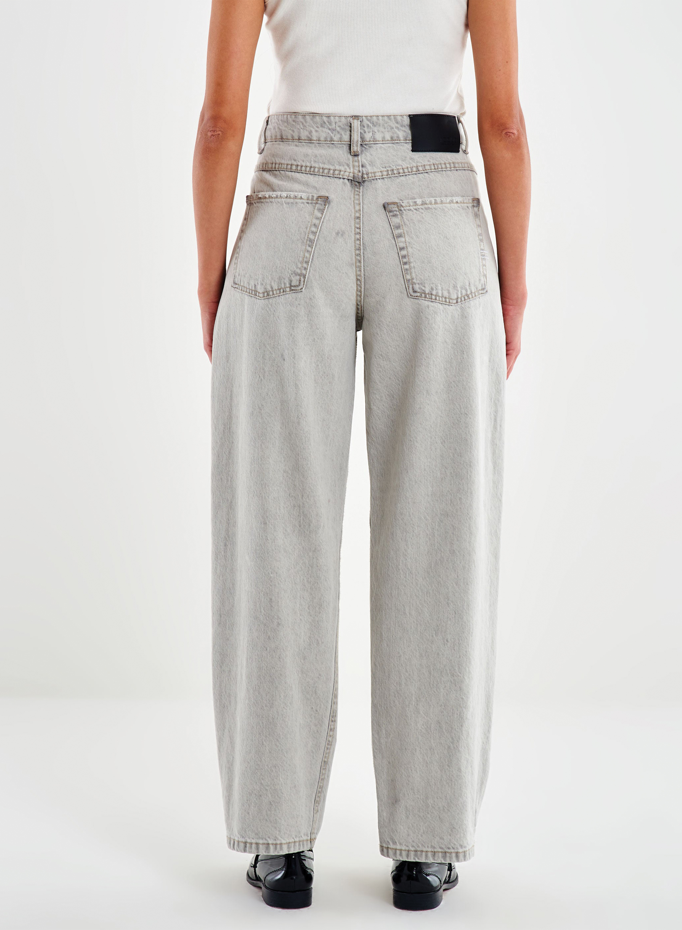 Light Grey relaxed fit Jeans Phoebe Vicolo - 2