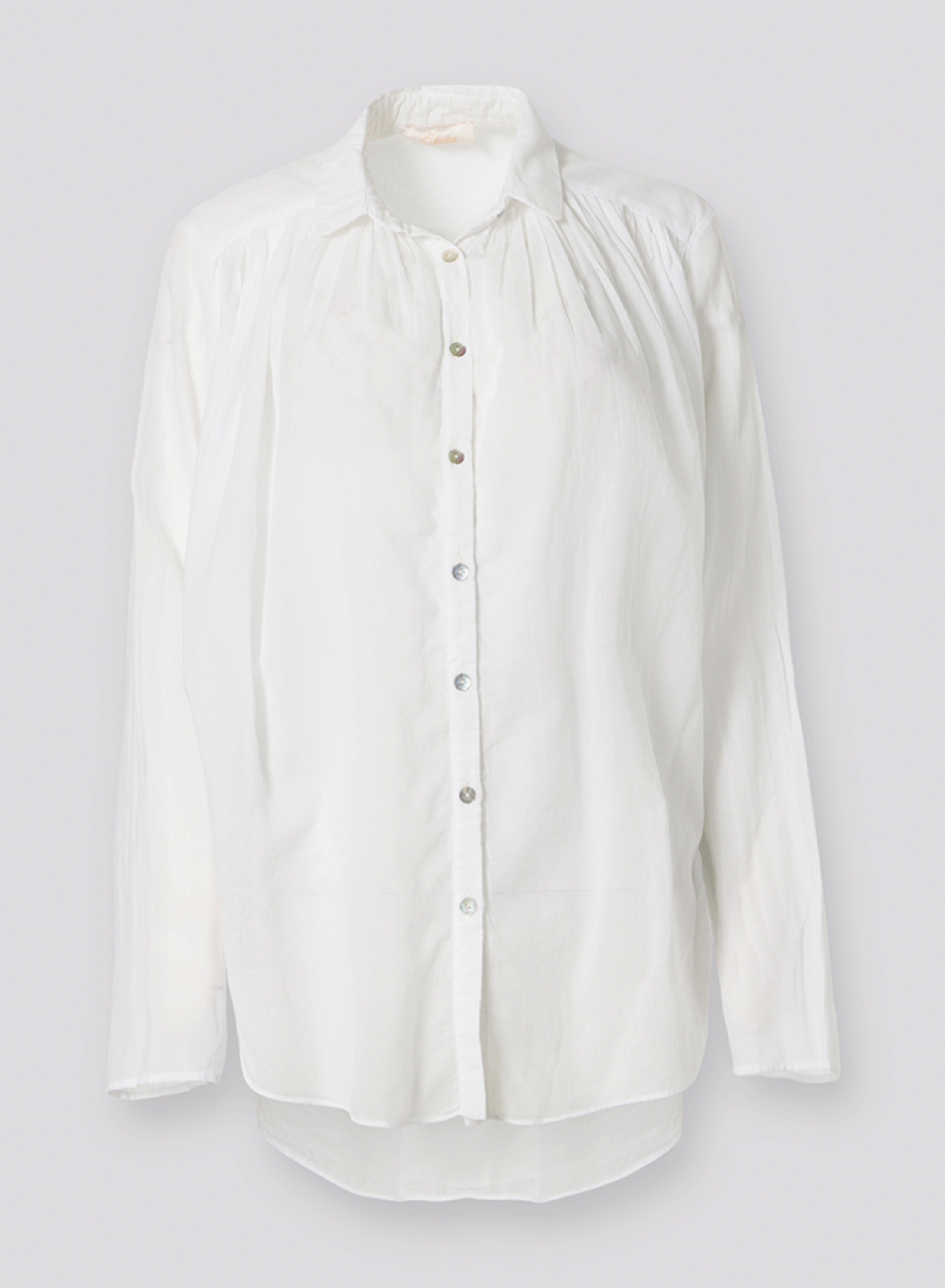 White voile Shirt "DIMO" Devotion Twins