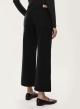 Black straight fit five pockets Trousers Emme Marella - 1
