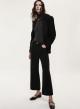 Black straight fit five pockets Trousers Emme Marella - 2