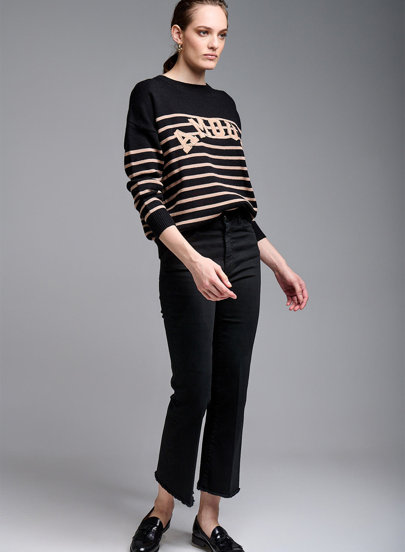 Sweater with stripes - 2