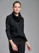 Round neck sweater with separate collar - 0