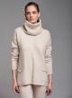 Round neck sweater with separate collar - 0