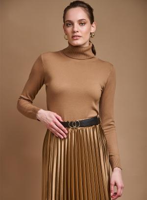Slim fit turtleneck sweater - 13534