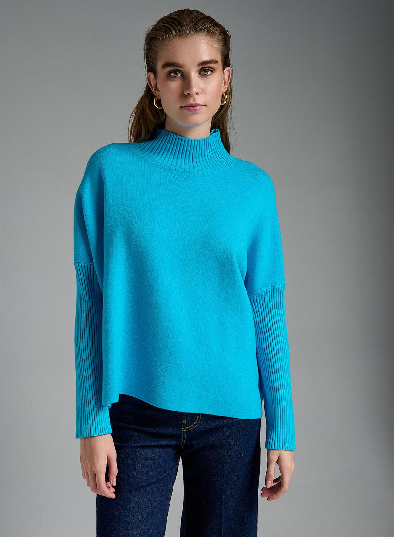Half-turtleneck sweater - 2