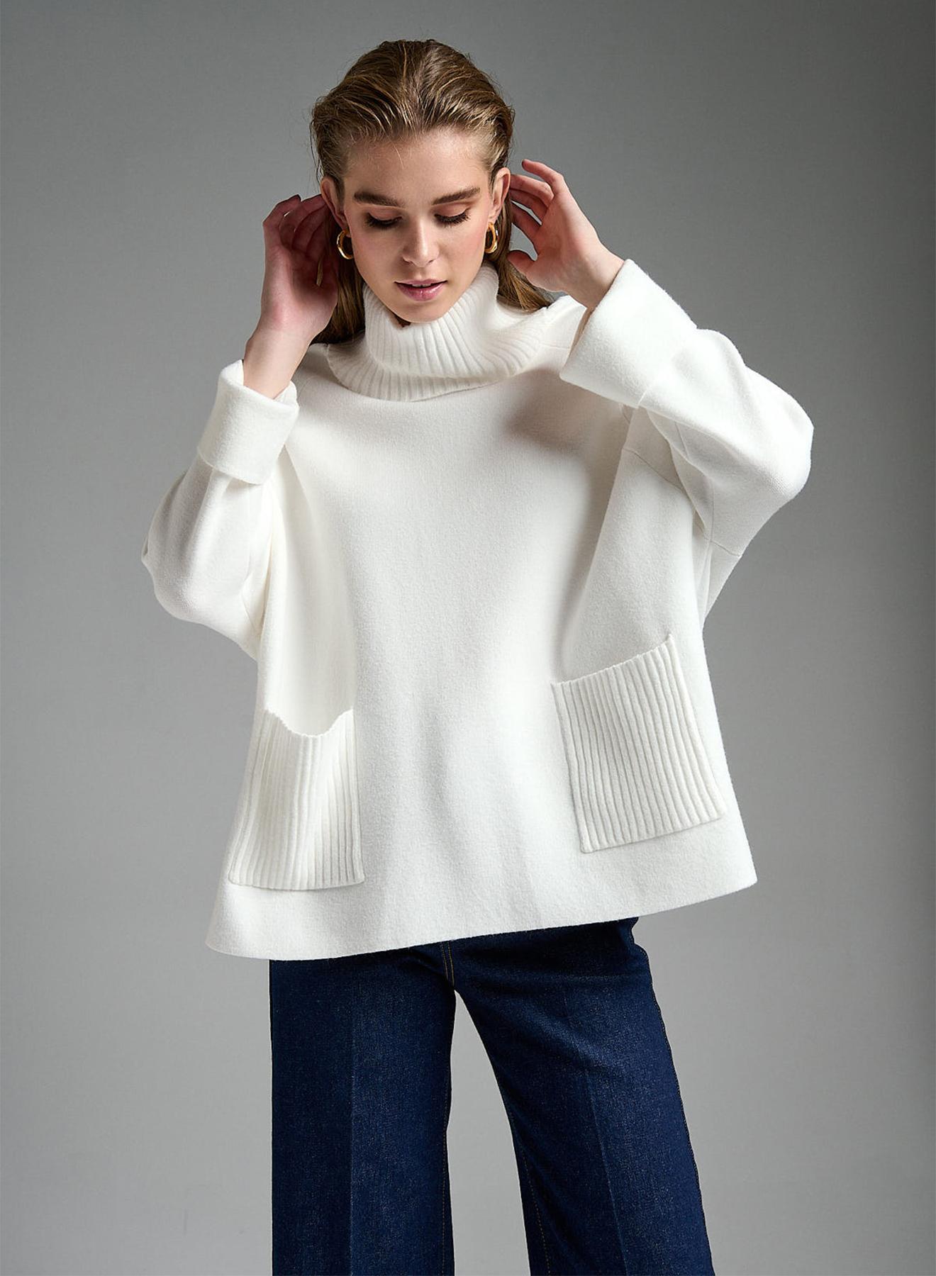Oversized turtleneck sweater - 1