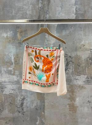 Πολύχρωμη Φούστα φάκελος με σχέδια Valentina Milano - 63638