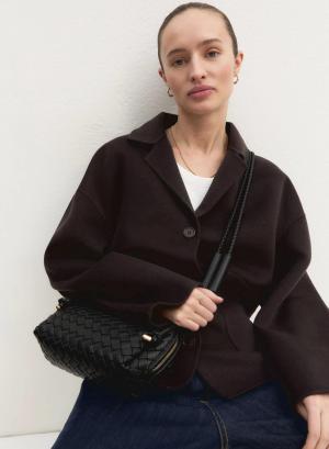 Black woven Shoulder-Cross body Bag Emme Marella - 63915