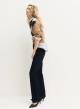 Navy Blue bootcut Παντελόνι Τζιν Emme Marella - 3