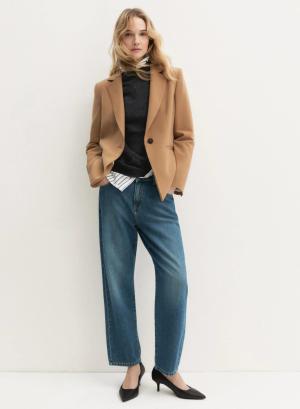 Camel single buttoned Jacket Emme Marella - 64029