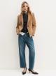Camel single buttoned Jacket Emme Marella - 0