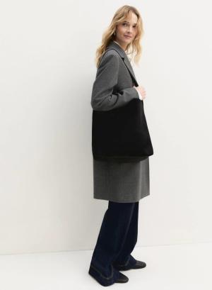 Black Hand-Shoulder hobo Bag with removable inner pouch Emme Marella - 64391