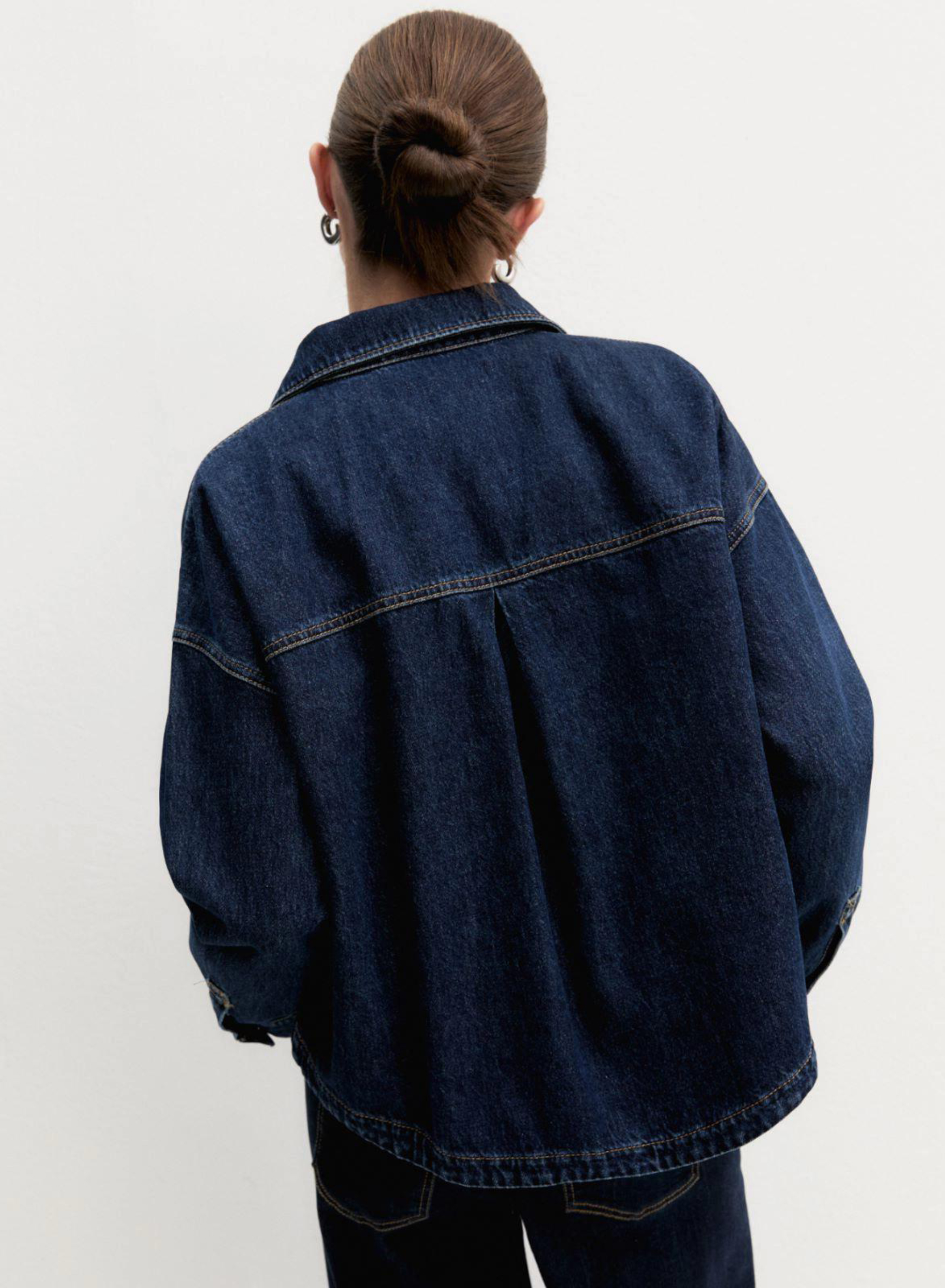 Blue Denim Jacket with patch pockets Emme Marella - 1