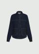 Blue Denim Jacket with patch pockets Emme Marella-5