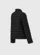 Black double face water repellent puffer Jacket with print Emme Marella - 2