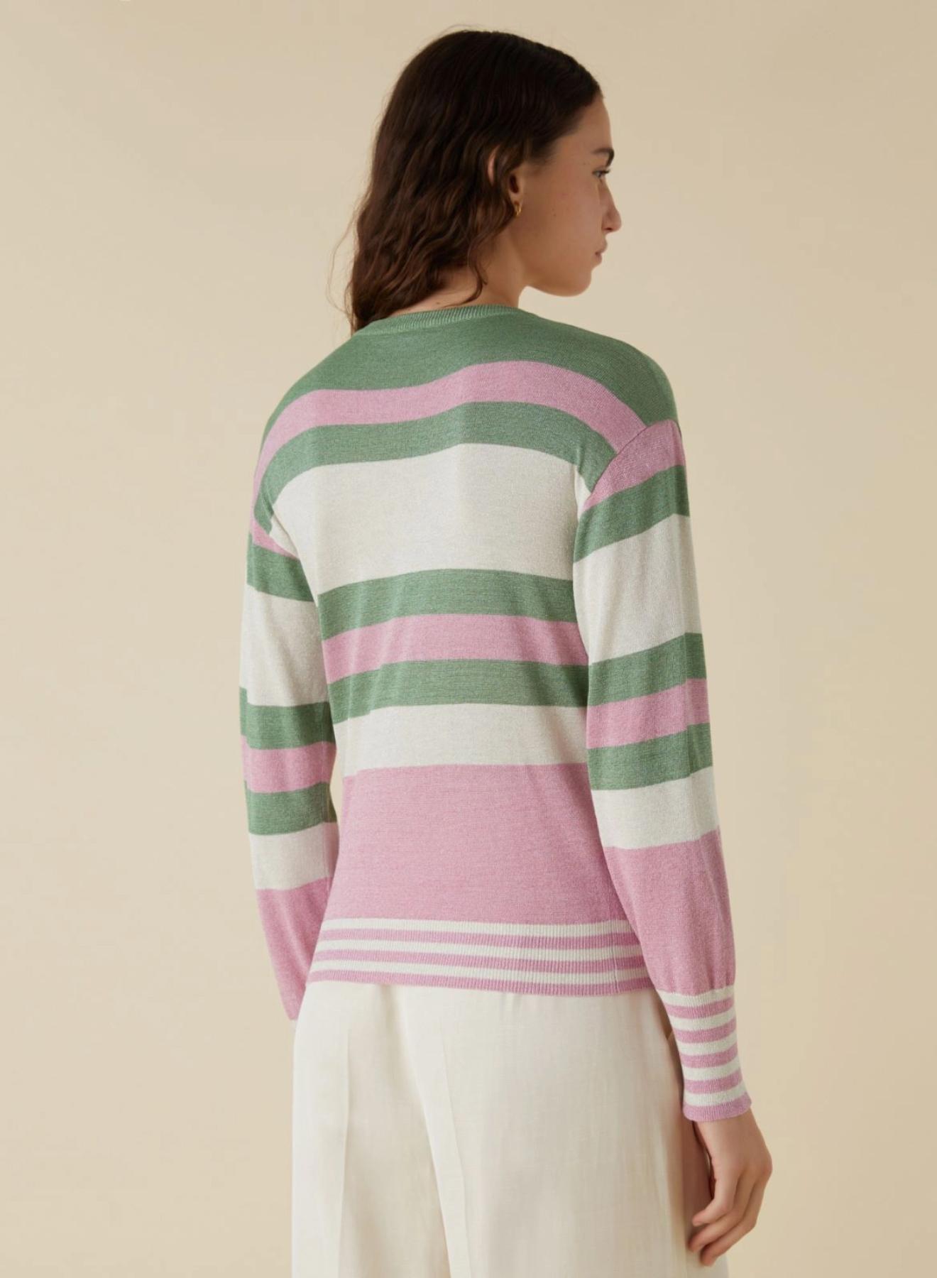 Pink lurex sweater Emme Marella - 2