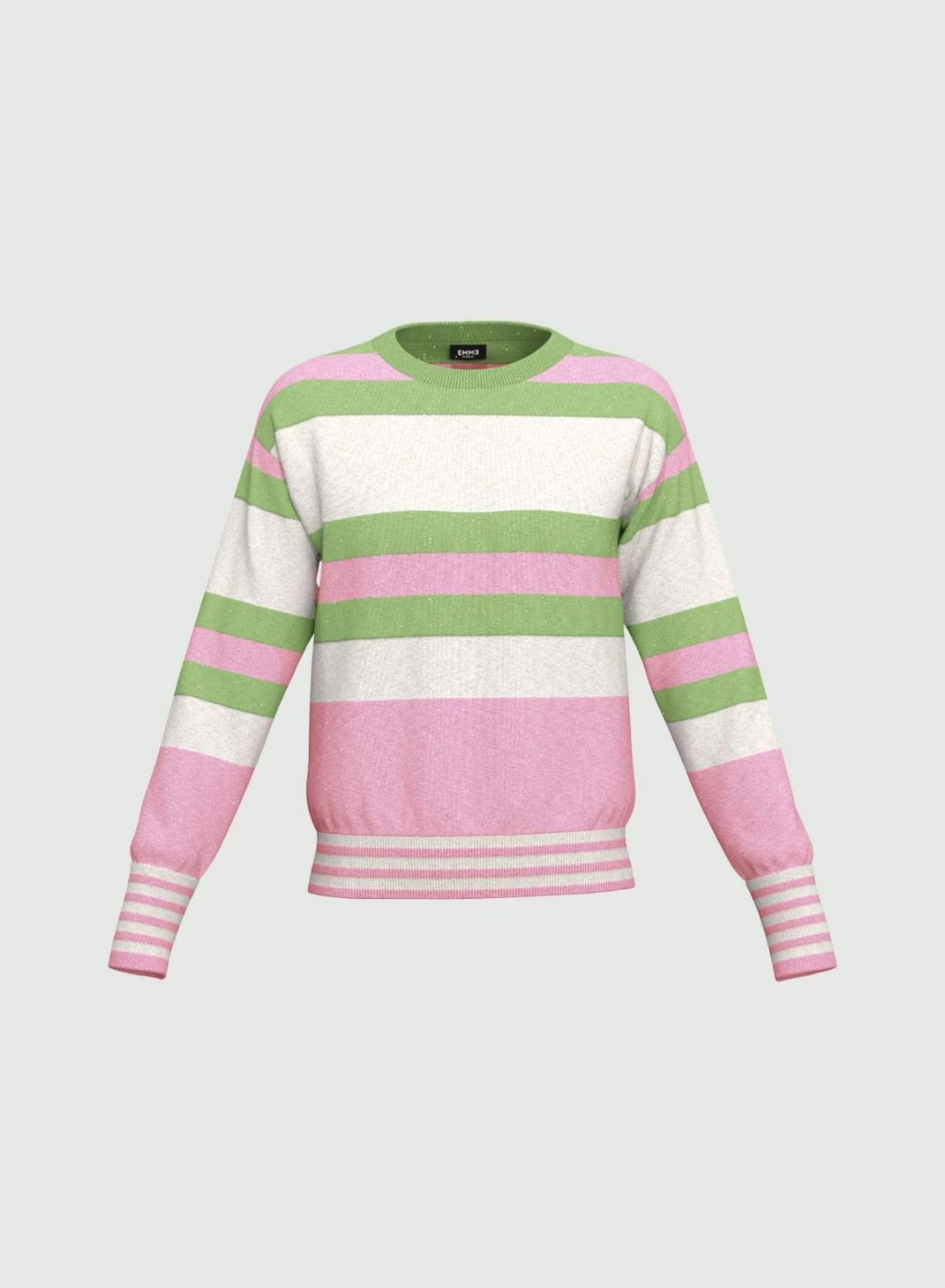 Pink lurex sweater Emme Marella - 4